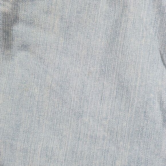 🐞Gap Blue Denim Raw Hemline Stretch Skirt Size 8 - Picture 10 of 11